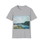 The Banks of the Oise_1877-1878_Alfred Sisley  soft cotton shirt