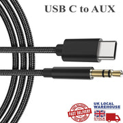 USB C to 3.5Mm Audio Aux Jack Cable 1M USB Type C to 3.5Mm Headphone Stereo Car