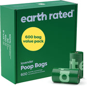 Earth Rated Dog Poo Bags, Guaranteed Leak Proof and Extra Thick Waste Bag Refill Rolls for Dogs, Lavender Scented, 270 Count