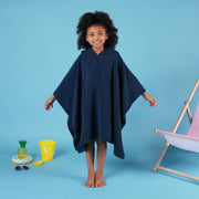 Brentfords Poncho Towel Childrens Absorbent Hood Quick Drying Beach Travel Robe