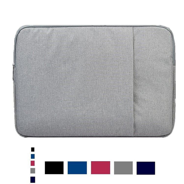 Laptop Bag Sleeve Case Carry Cover 2 Pockets for Apple Mac Book 11 13 14 15 Inch