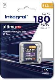 Integral 32GB SD Card 4K Ultra-Hd Video Premium High Speed Memory Card SDXC up to 100Mb/S SDXC V30 UHS-I U3 Class 10 SD Memory Card, Black