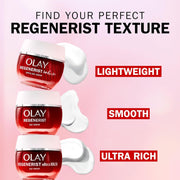 Olay Regenerist Day Face Cream, Anti-Wrinkle + Active Firming Skincare Moisturiser, Anti-Ageing Niacinamide and Peptides, Renews, Firms and Hydrates, Non-Greasy 50Ml