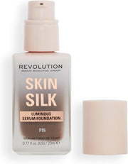 Makeup Revolution, Skin Silk Serum Foundation, Light to Medium Coverage, Contains Hyaluronic Acid, F7, 23Ml