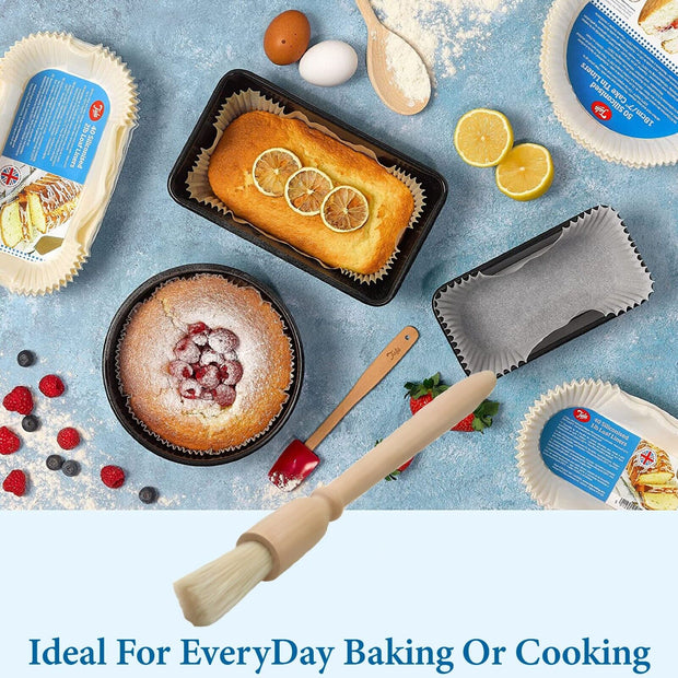 Pastry Brush with Natural Bristles for Glazing & Baking Glazing Brush Oiling NEW