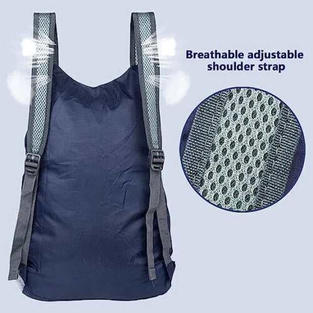 20L Hiking Camping Bag Large Foldable Backpack Outdoor Travel Luggage Rucksack