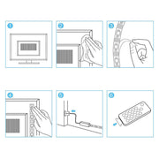 USB LED Strip Lights 5050 RGB Colour Changing Tape TV Kitchen Lighting 1-5M