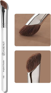 Albeaut Concealer Brush, Angled Brightening Concealer Makeup Brush under Eye Blending Brush Kitten Paw (189 Concealer)