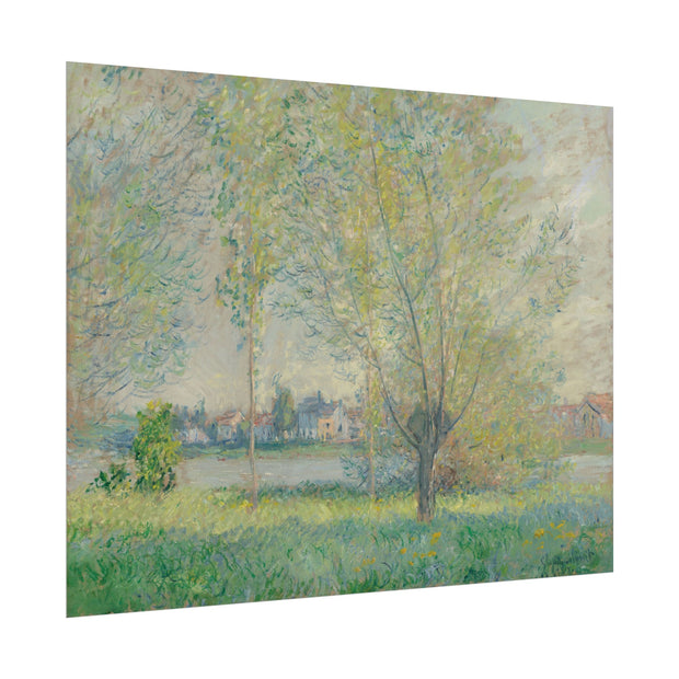 Rolled Poster - The Willows, 1880, Claude Monet