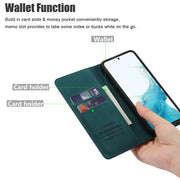 For Samsung Galaxy S22 S21 S20FE A12 A52 Leather Magnetic Flip Wallet Case Cover