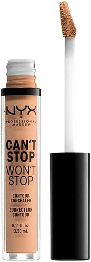 NYX Professional Makeup Can'T Stop Won'T Stop Full Coverage Concealer -Light Ivory, 3.50 Ml