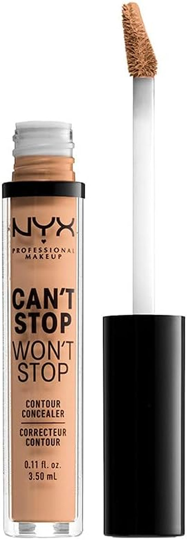 NYX Professional Makeup Can'T Stop Won'T Stop Full Coverage Concealer -Light Ivory, 3.50 Ml