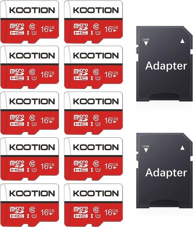 KOOTION 64GB Micro SD Card, UHD Video for Gopro, Action Camera, Drone, Smartphone, R/W up to 80/20Mb/S Microsdxc Memory Card UHS-I U1 Class 10