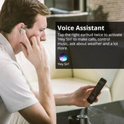 Tronsmart Wireless Earbuds with Voice Assistant, Deep Bass & Wireless Charging W