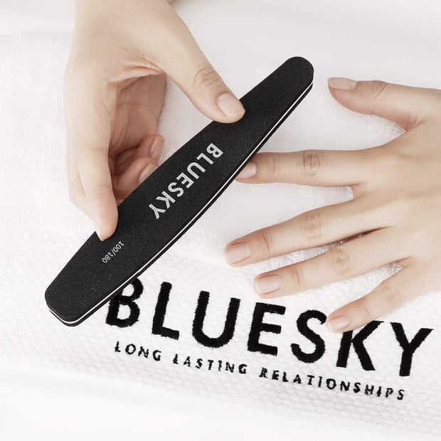 Nail Buffer Rhombus, Professional Nail Tool for Gel Nails, Double Sided Dual Grade Grit 100/180, Manicure and Pedicure Accessories
