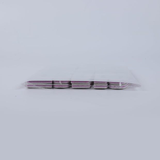 FANDAMEI 10 Pcs Nail File Set, 5 Shapes Nail Files for Acrylic and Gel Nails, 100/180 Grit Emery Boards for Nails, Nail File and Buffer Set