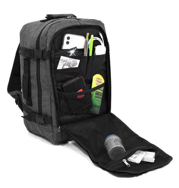 RYANAIR 40X20X25Cm EASYJET Underseat Cabin Approved Backpack Rucksack Travel Bag