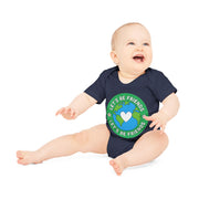 Baby Organic Short Sleeve Bodysuit - Let's be friends