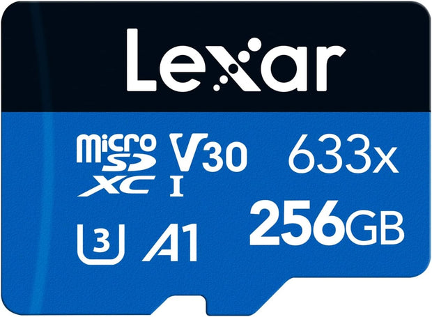 Lexar 633X 64GB Micro SD Card, Microsdxc UHS-I Card W/O SD Adapter, Microsd Memory Card up to 100Mb/S Read, A1, Class 10, U3, V30, TF Card for Smartphones/Tablets/Ip Cameras (LMS0633064G-BNNAA)