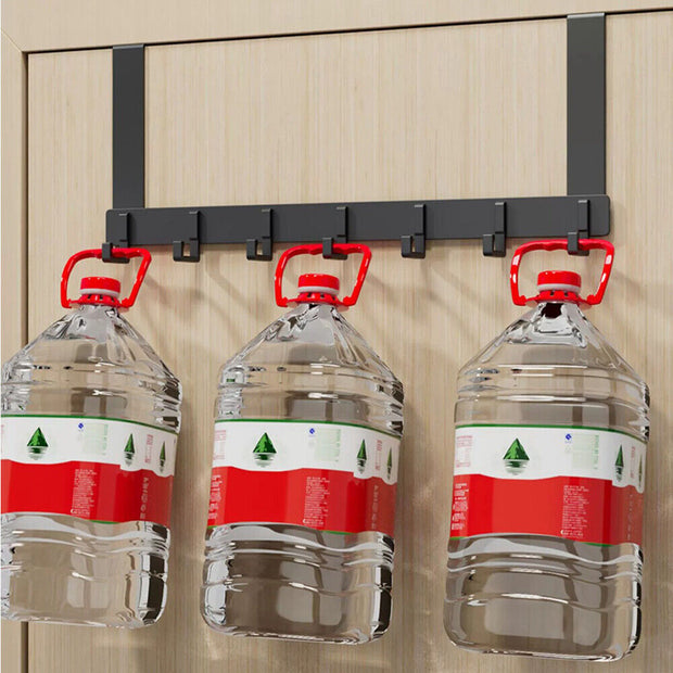 Over the Door 8 Hooks Bathroom Organizer Rack Clothes Coat Hat Towel Hanger