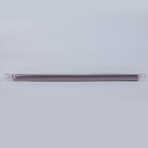 FANDAMEI 10 Pcs Nail File Set, 5 Shapes Nail Files for Acrylic and Gel Nails, 100/180 Grit Emery Boards for Nails, Nail File and Buffer Set