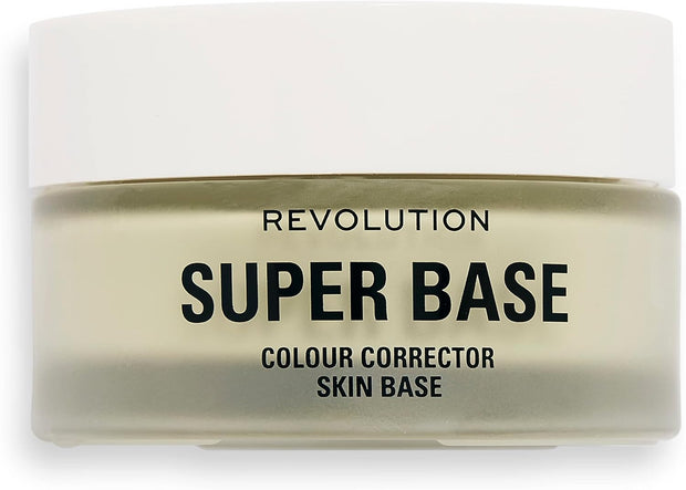 Revolution Beauty, Superbase Colour Correcting Green Primer, Even Out Skin Tone, Multi-Use Makeup Bas