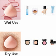 4Pcs Makeup Sponge Marshmallow Pink Foundation Beauty Blenders Latex Free Cosmetic Egg Beauty Sponge Applicator for Foundation Creams Powders Liquid