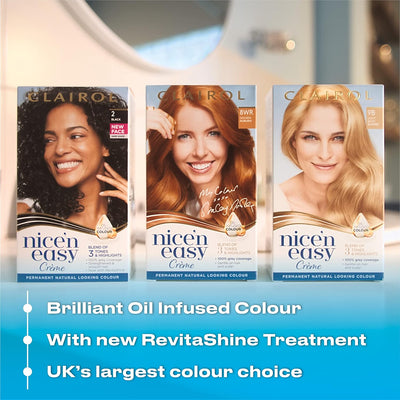 Nice'N Easy Crème Permanent Hair Dye, 8A Medium Ash Blonde (Pack of 2)