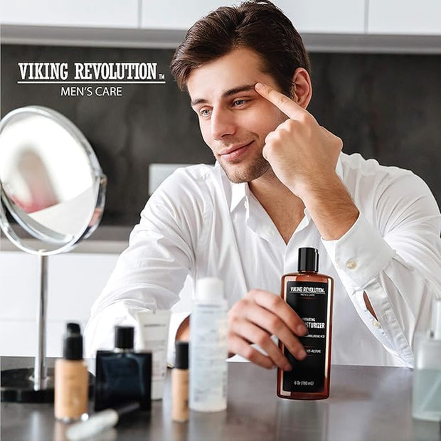 - Moisturiser for Men - Natural Mens Moisturiser Face - anti Wrinkle & anti Aging Mens Face Moisturiser - Hydrate & Protect - 180 Ml