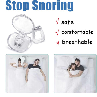 2PCS Magnetic anti Snore Nose Clip,Anti Snoring Device,Better Sleep,Anti-Snore Device,Snoring Solution,Snore Stopper anti Snoring Device for Women & Men