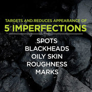 L'Oreal Paris Men Expert Face Wash Pure Charcoal, Glycerin, and Salicylic Acid - Blackhead Cleanser for Men, 100 Ml (Pack of 1)