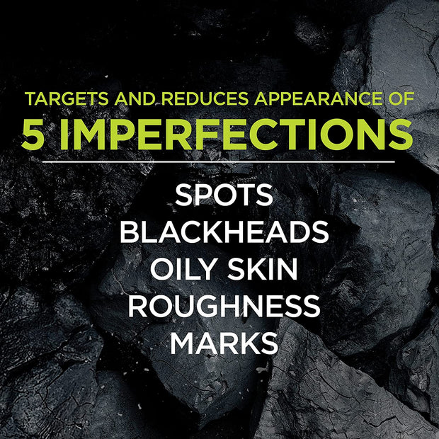 L'Oreal Paris Men Expert Face Wash Pure Charcoal, Glycerin, and Salicylic Acid - Blackhead Cleanser for Men, 100 Ml (Pack of 1)