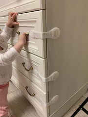 Safety Baby Kid Child Locks Proof Cabinet Cupboard Drawer Fridge Pets Door UK