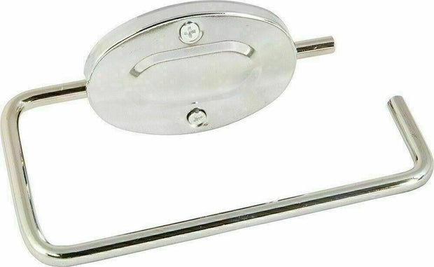 Toilet Roll Holder Loo Paper Wall Mounted Bathroom Screw Fit Stainless Steel