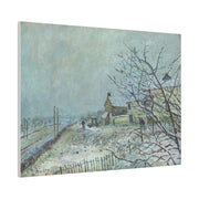 First Snow at Veneux-Nadon, 1878, Alfred Sisley