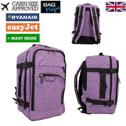 RYANAIR 40X20X25Cm EASYJET Underseat Cabin Approved Backpack Rucksack Travel Bag