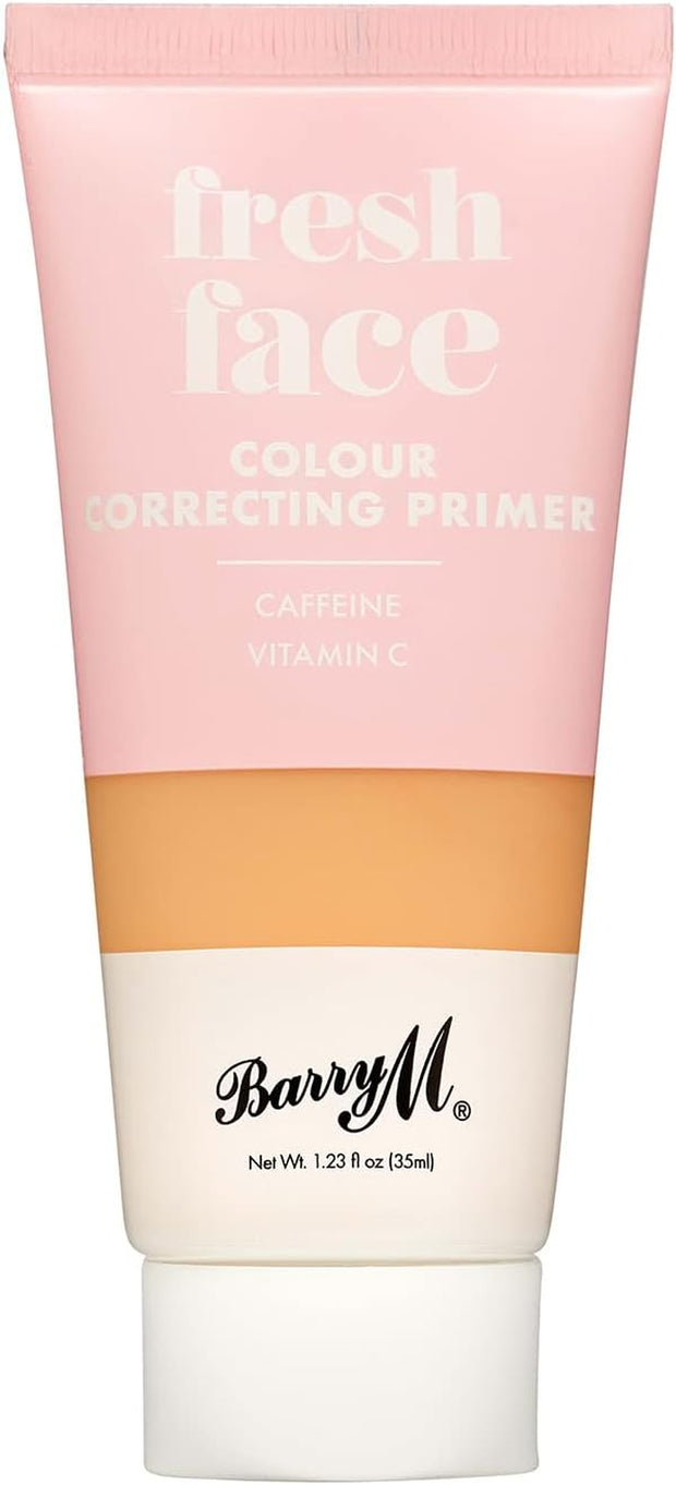 Barry M Fresh Face Colour Correcting Primer, Green, Balance Skin Tone and Reduce Redness