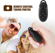 Ejoyous Bluetooth Remote Gamepad, Game Controller Joystick Selfie Timer Remote Controller, Mini Wireless Bluetooth Remote Gamepad, Pocket Selfie Remote Shutter Mouse for Ios/Android/Pc/Tv Box