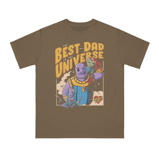 Organic T-Shirt "Best Dad in the Universe"