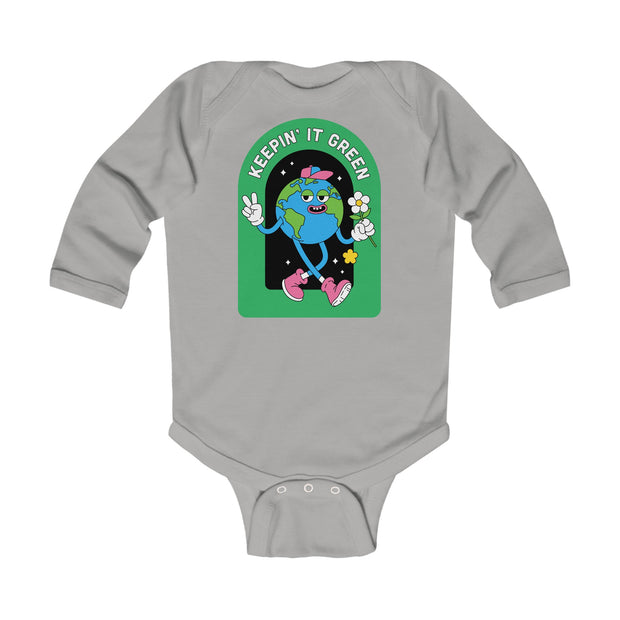 Infant Long Sleeve Bodysuit - Keeping it green