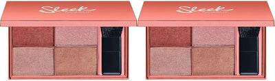 Sleek Makeup Highlighting Palette, Four Dazzling Shades for a Supercharged Glow, Long Lasting and Lightweight, Intense Colour, Cleopatra’S Kiss