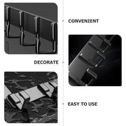 Heavy Duty Aluminium 7 Hook over Door Organiser Rack Coat Towel Robe Hanger