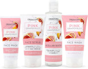 Pink Grapefruit Daily Face Scrub (150Ml) - Unclog Pores with Walnut Shell and Lift Away Dead Skin Cells for Clear, Radiant Skin. Dermatologically Tested. (Pack of 2)