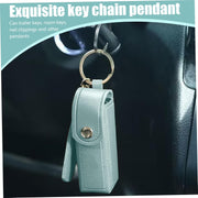 Lipstick Case 2PCS Lipstick Holder with Mirror Lip Balm Keyring Sleeves Small Lipstick Pouch Style2, Lipstick Holder