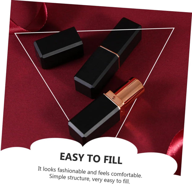 DOITOOL DIY Cosmetics Containers 6Pcs Empty Lipstick Tubes Household Makeup Lipstick Tube