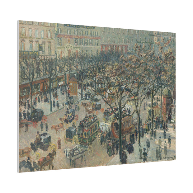 Boulevard des Italiens, Morning, Sunlight, 1897, Camille Pissarro