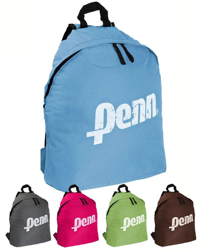 Penn Boys Girls Plain Backpack Rucksack School College Travel Work Shoulder Bag