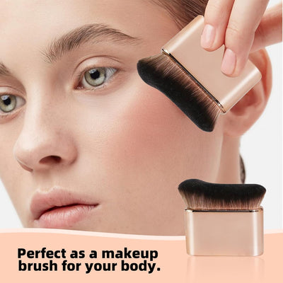 Tanning Brush,Portable Fake Tan Brush,Kabuki Brush,Kabuki Foundation Brush,Makeup Brush Designed for Face &Body,Make up Brush for Daily Makeup Application,Real Techniques Brushes for Makeup Beginner