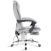 Massage Office Chair Gaming Computer Desk Swivel Recliner Chair Leather Footrest