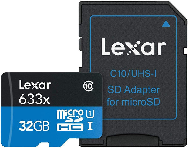 Lexar 633X 64GB Micro SD Card, Microsdxc UHS-I Card W/O SD Adapter, Microsd Memory Card up to 100Mb/S Read, A1, Class 10, U3, V30, TF Card for Smartphones/Tablets/Ip Cameras (LMS0633064G-BNNAA)